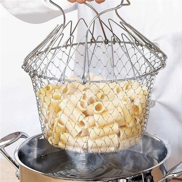 12-in-1 Flexible Kitchen Basket Stainless Steel | Kalsten