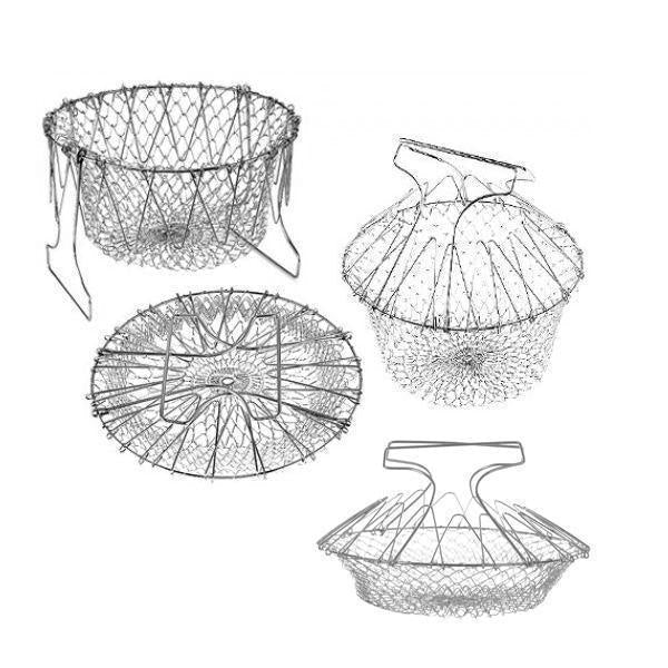 12-in-1 Flexible Kitchen Basket Stainless Steel | Kalsten