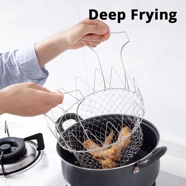 12-in-1 Flexible Kitchen Basket Stainless Steel | Kalsten