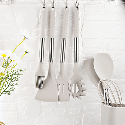 BowLift | 12-Piece Silicone Kitchen Utensil Set – Culinara Pro