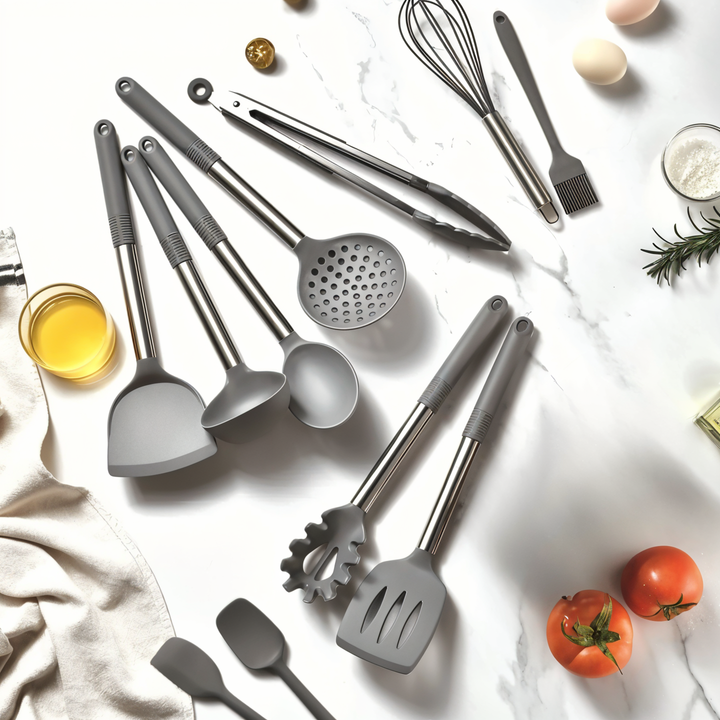 Kalsten | 12-Piece Silicone Kitchen Utensil Set – Culinara Pro