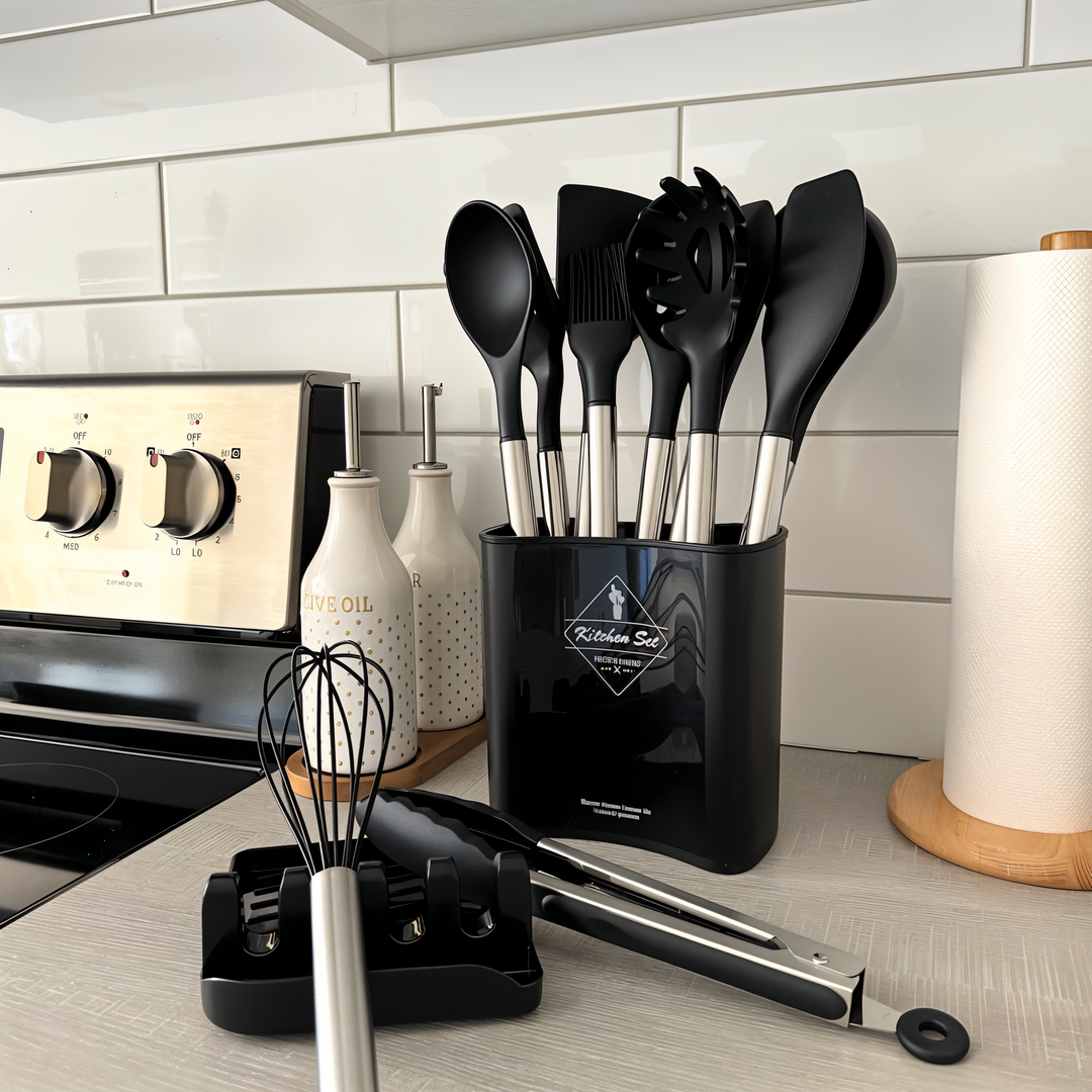 Kalsten | 12-Piece Silicone Kitchen Utensil Set – Culinara Pro