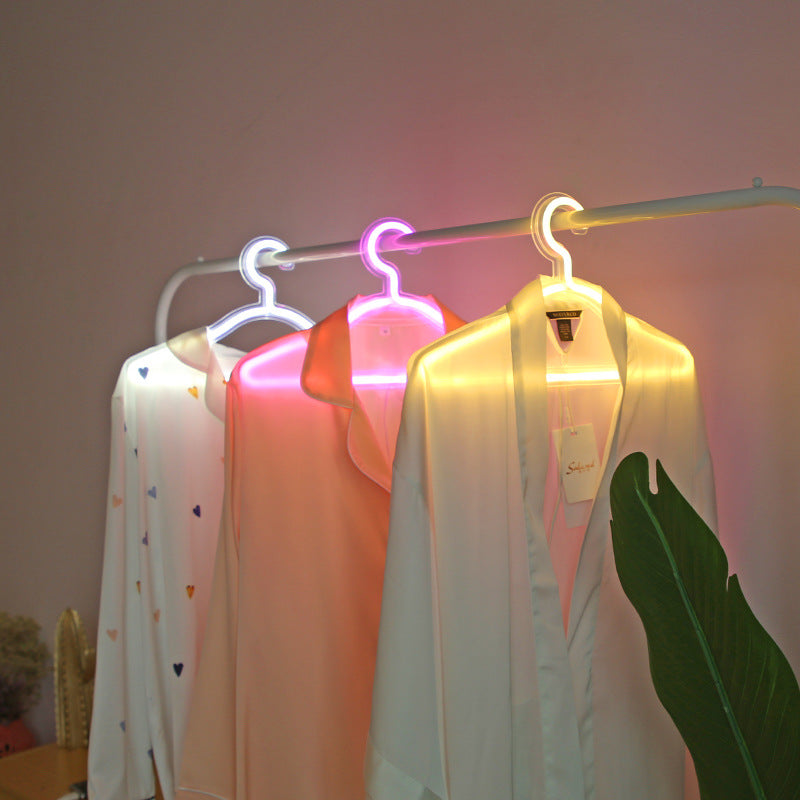 Kalsten | LightHanger LED Clothes Hanger – Rechargeable Illuminated Hanger with Luxury Neon Light