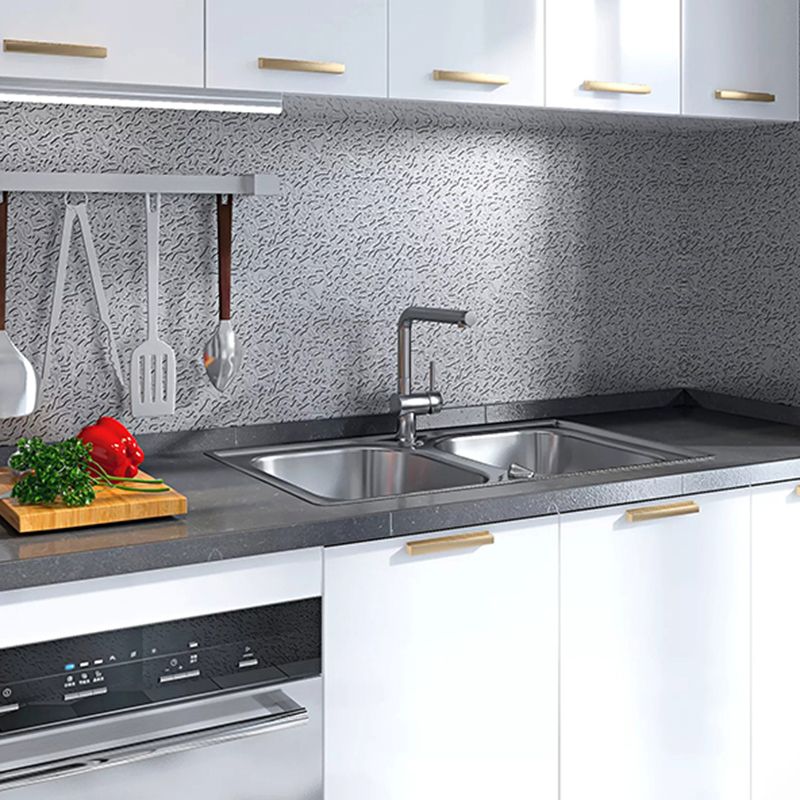 BowLift | Metal backsplash tiles Peel and Stick Modern Peel and Stick Backsplash Wall Tile
