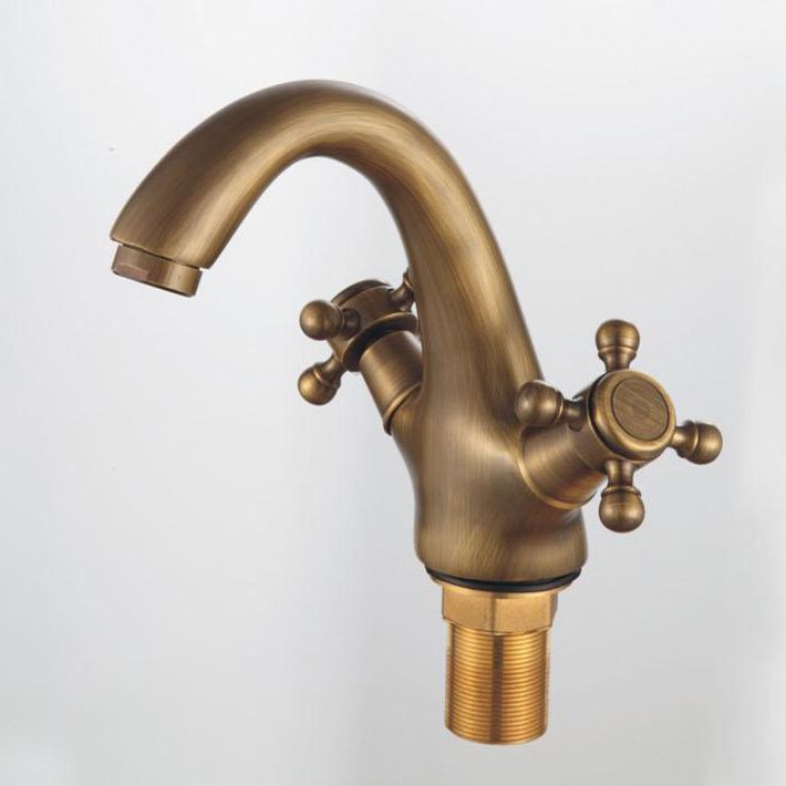 Industrial Foldable Bathroom Sink Tap – 2 Cross Handles