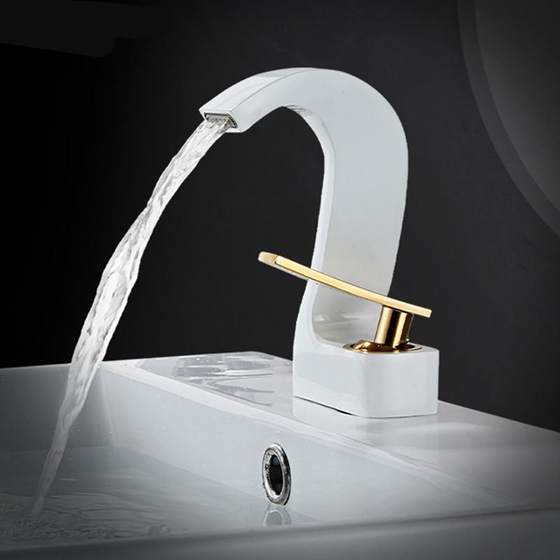 Kalsten | Modern Single-Lever Basin Faucet Bathroom Brass Central Faucet