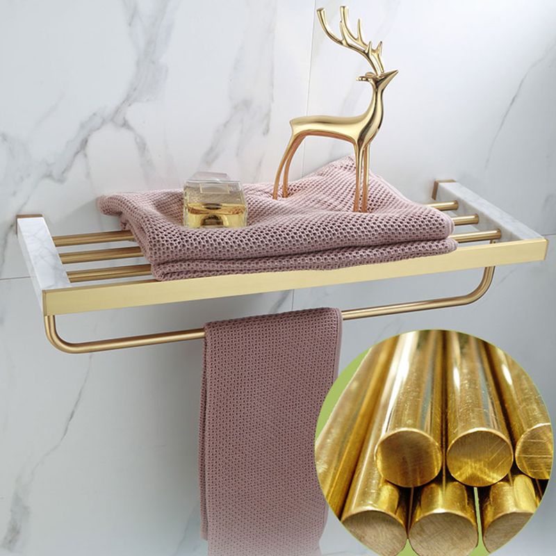 Polished Brass Bathroom Accessory Set