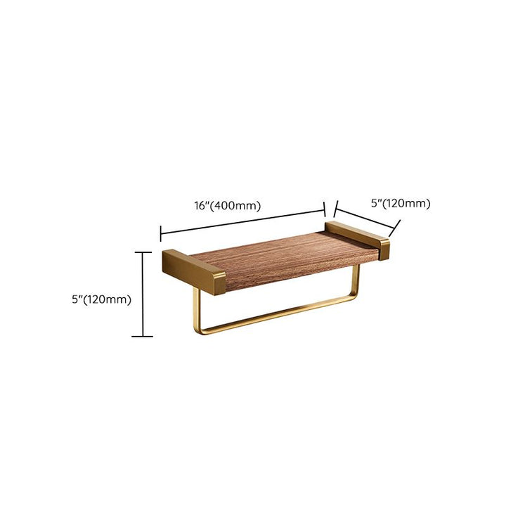 Kalsten | Modern Gold Bathroom Accessory Set Bathroom Shelf Paper Holder Bathroom Accessory Set