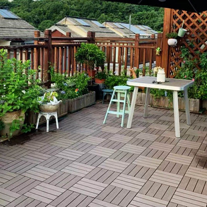 BowLift | Classic wooden tiles for garden patio flooring to lay