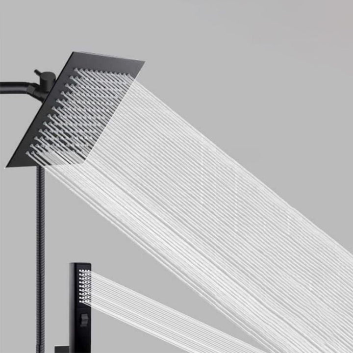 Kalsten | Traditional Square Dual Shower Heads Metal Wall Mounted Dual Shower Heads