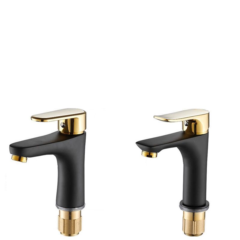 Black & Gold Vessel Sink Mixer Tap