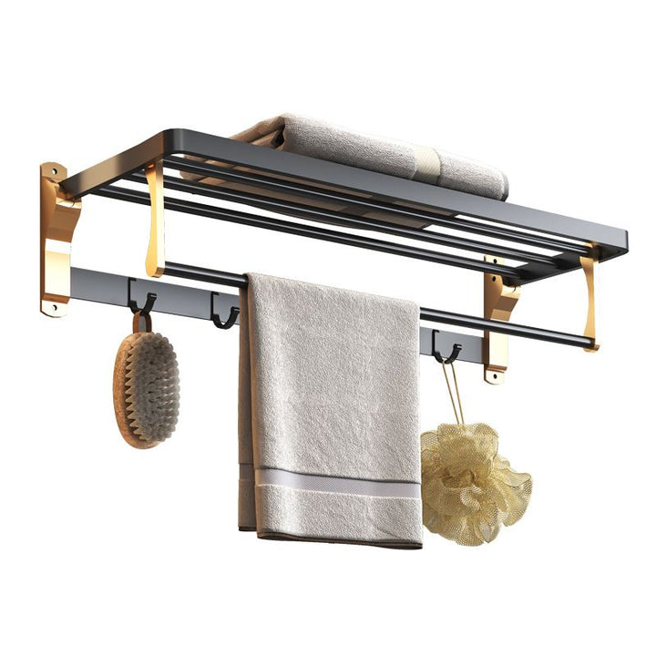Kalsten | Black & Brass Bathroom Set Modern Style Bathroom Accessories As Individual Piece Or As Set