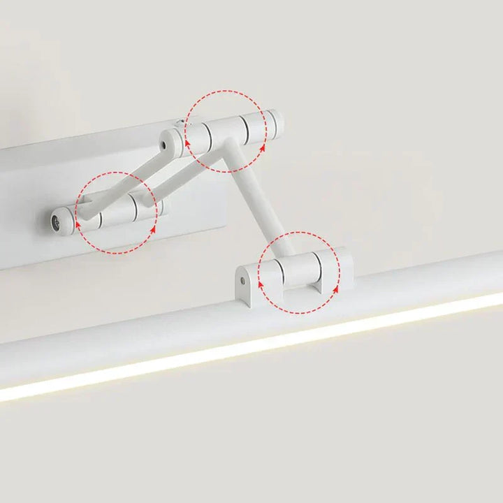 Minimalist LED Wall Light Black/White – Modern Metal Lamp for Bathroom and Indoor Use | Kalsten