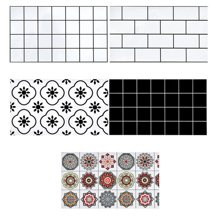 Kalsten | Square Mosaic Tile Peel and Stick Tile for Kitchen and Bathroom