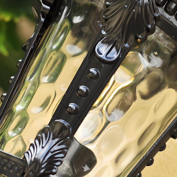Vintage Glass Outdoor Wall Lantern Kalsten