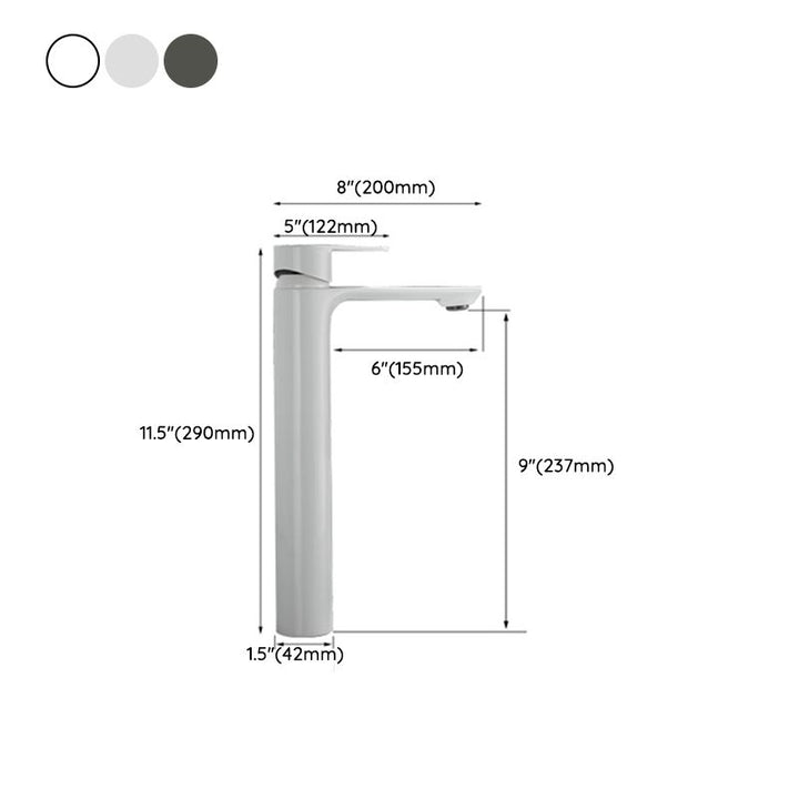 Kalsten | Bathroom Sink Faucet Lever Handle Brass Monochrome Bathroom Faucet
