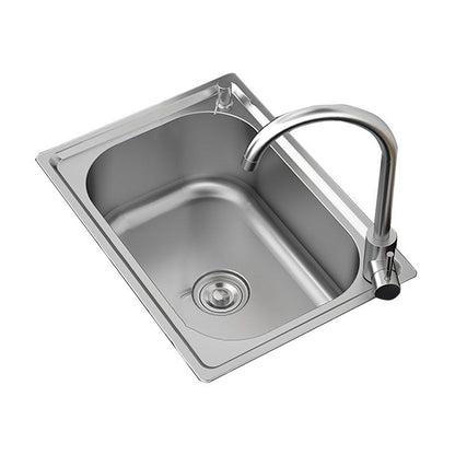 BowLift | Modern Workstation Sink Stainless Steel Drain Arrangement and Faucet Kitchen Sink