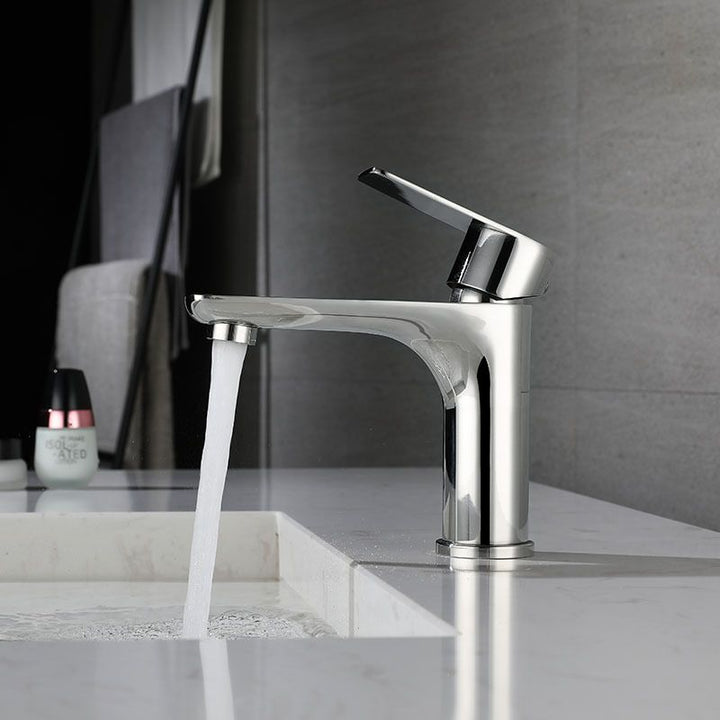 Kalsten | Modern Vessel Faucet Copper Single Handle Low Arc Vessel Faucet for Home