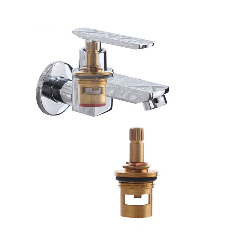 Kalsten | Contemporary Wall-Mounted Bathroom Faucet Lever Handles Solid Brass Faucet