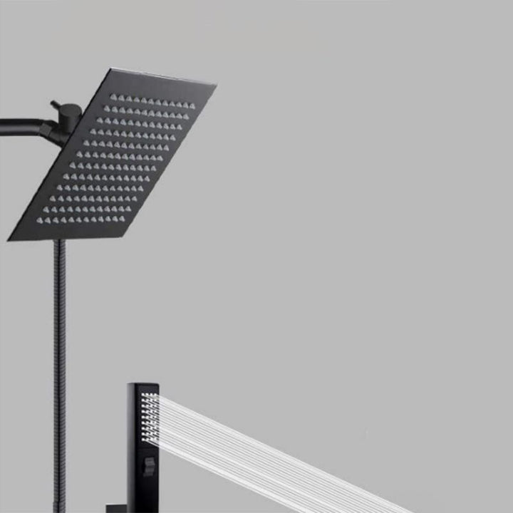 Kalsten | Traditional Square Dual Shower Heads Metal Wall Mounted Dual Shower Heads