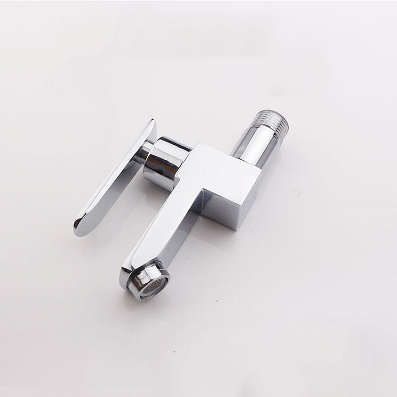 Kalsten | Contemporary Wall-Mounted Bathroom Faucet Lever Handles Solid Brass Faucet