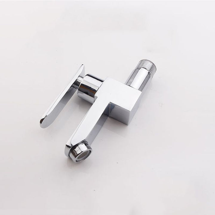 Kalsten | Contemporary Wall-Mounted Bathroom Faucet Lever Handles Solid Brass Faucet