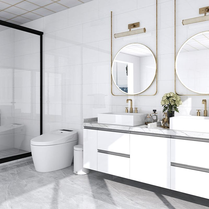 Kalsten | Single Tile Peel and Stick Back Splash Modern Style Bathroom Peel and Stick Back Splash