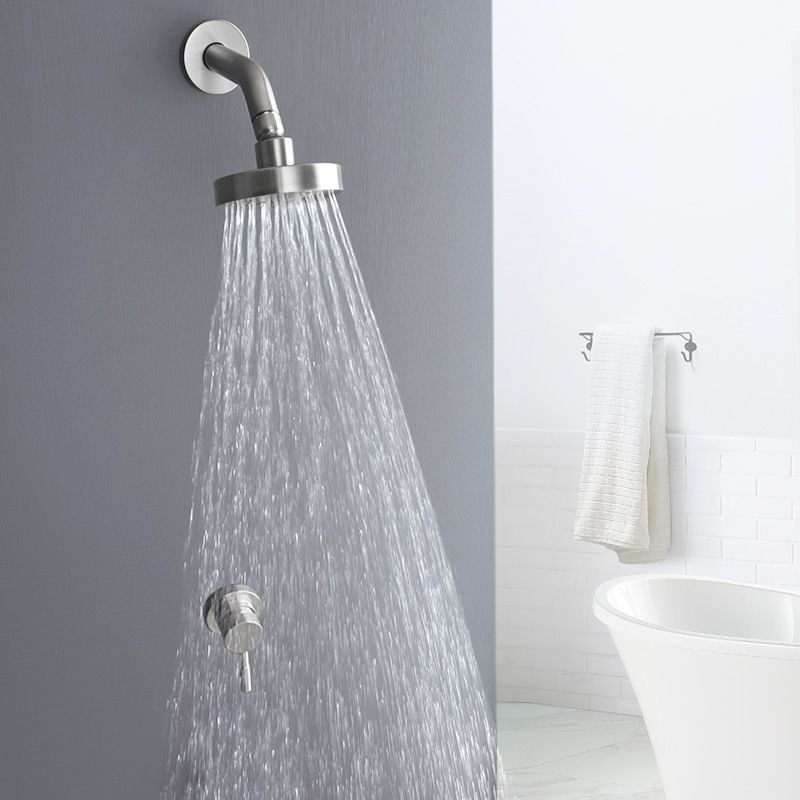 Kalsten | Stainless Steel Shower Combination Round Fixed Shower Head with Shower Arm