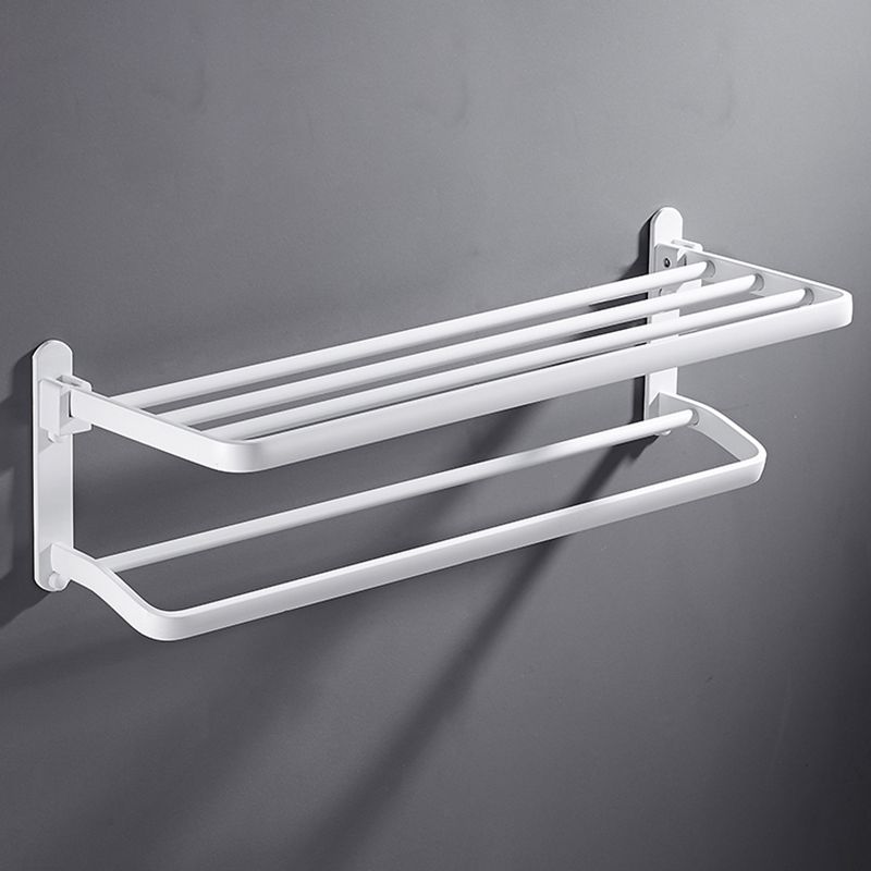 Kalsten | White Bathroom Accessories Hardware Set Modern Bathroom Accessories Set, Towel Rack