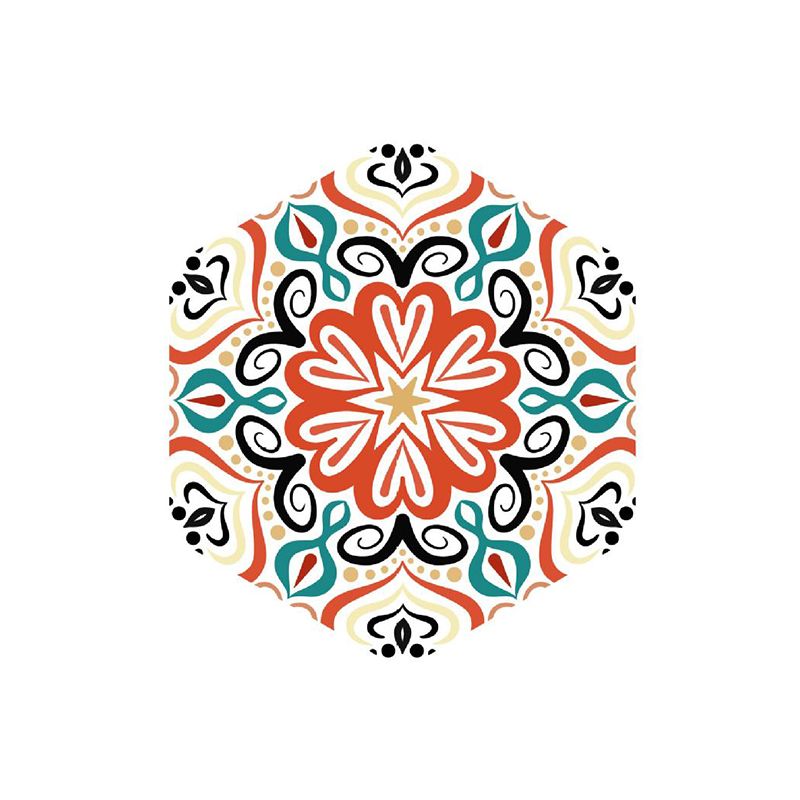 Kalsten | Plastic Mosaic Tile Wallpaper Hexagonal for Stick-On and Removable Back Wall Tile