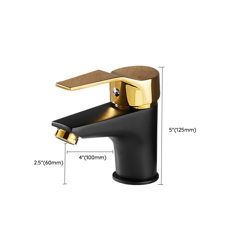 Black & Gold Vessel Sink Mixer Tap
