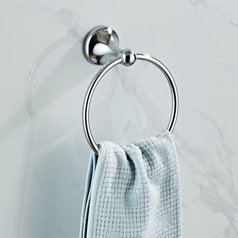 Kalsten | Metal Bathroom Set Traditional Style Chrome Bathroom Accessories Set