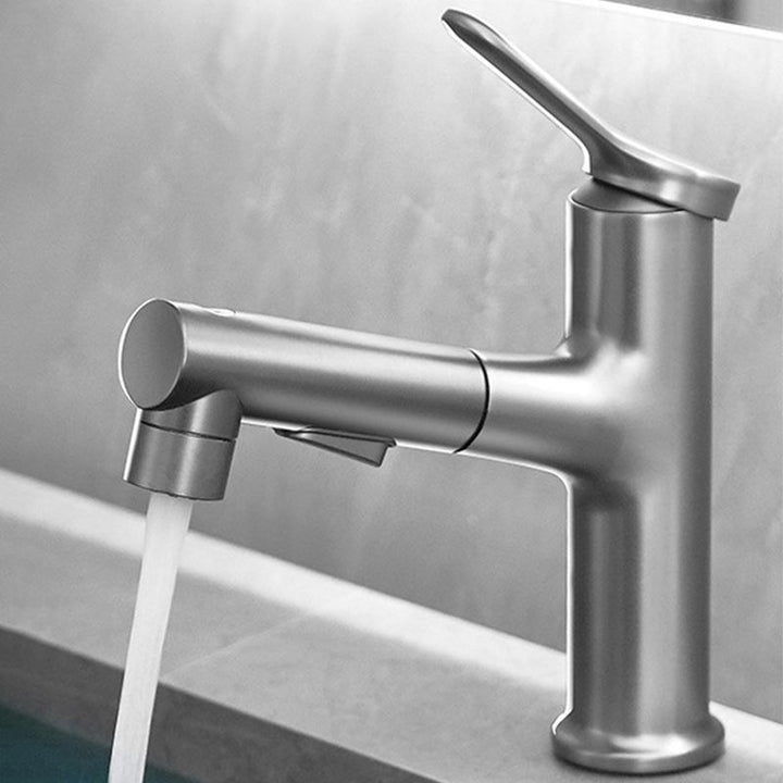 Kalsten | Pull-Out Basin Mixer Single-Lever Bathroom Faucet 1-Hole Basin Mixer
