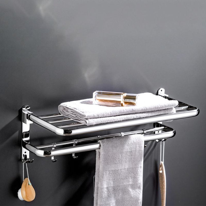 Kalsten | Modern Stainless Steel Towel Bar Bathroom Shelf Bathroom Accessories Set
