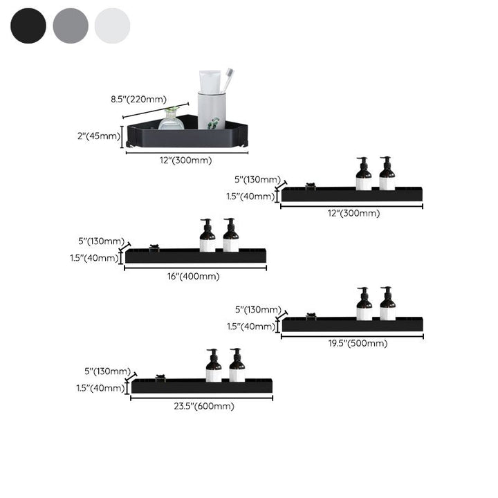 Kalsten | Contemporary Stainless Steel Bathroom Shelf 2-piece Bathroom Accessory Set