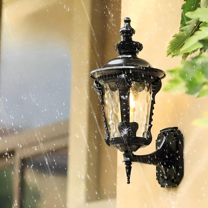 Kalsten | Outdoor Vintage Glass Wall Lantern Light