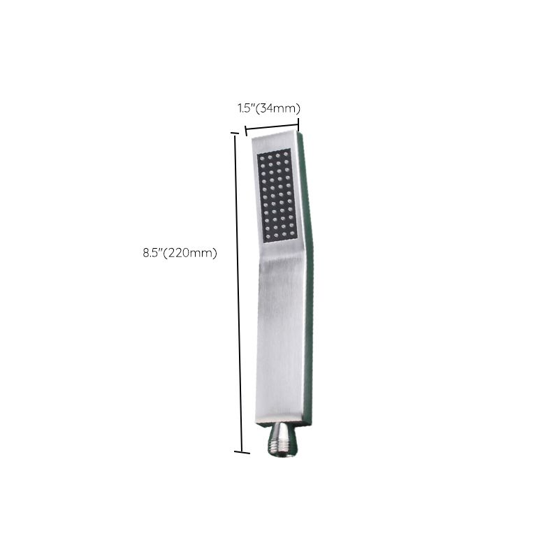 Kalsten | Simple Rectangle Shower Head 304 Stainless Steel Hand Shower