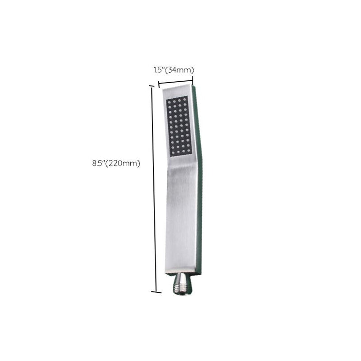 Kalsten | Simple Rectangle Shower Head 304 Stainless Steel Hand Shower