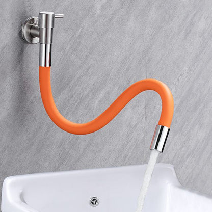 Brehn | Contemporary wall-mounted bathroom faucet with stainless steel lever handles