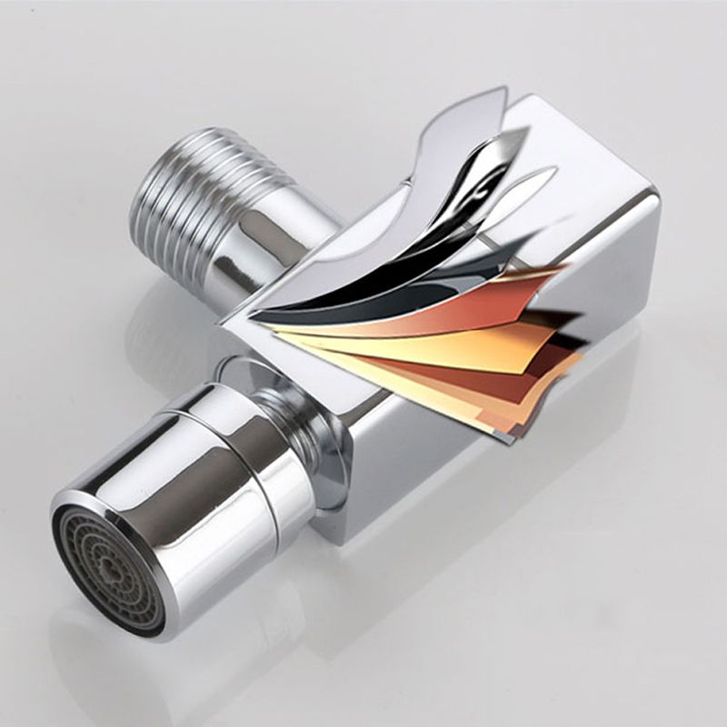 Kalsten | Contemporary Wall-Mounted Bathroom Faucet Knob Handle Solid Brass Round Faucet