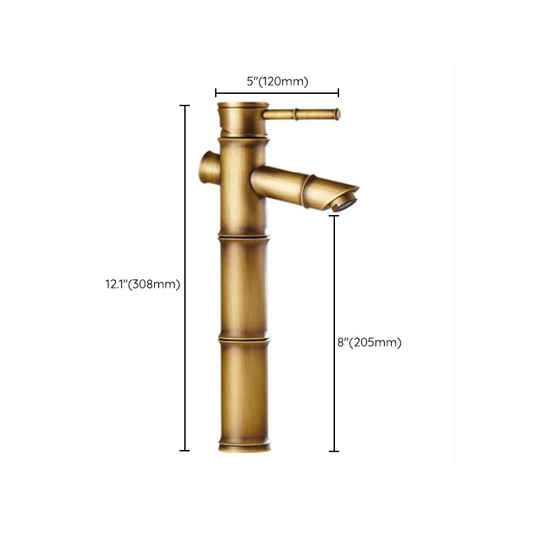 BowLift | Country house vessel water tap brass lever handles waterfall outlet sink faucet