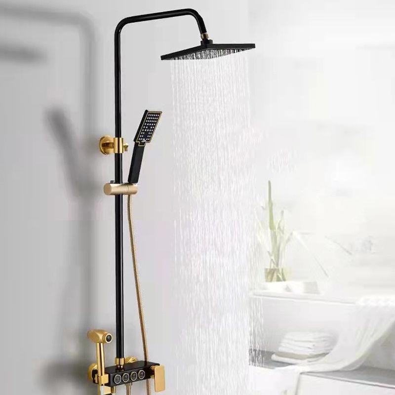 Kalsten | Modern adjustable water flow shower faucet shower arm shower system on the wall
