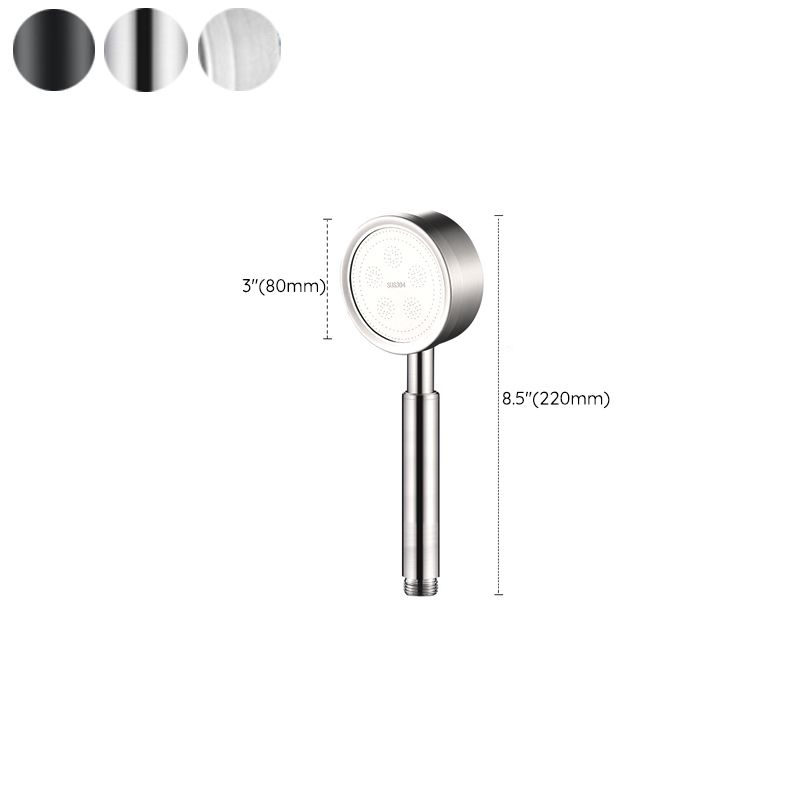 BowLift | Classic Round Shower Head Metal Standard Handheld Shower Head