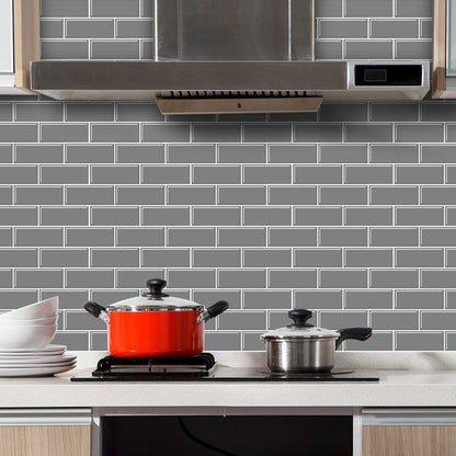 BowLift | Tile Peel & Stick Rectangle Waterproof Solid Plastic Peel & Stick Subway Tile for Shower
