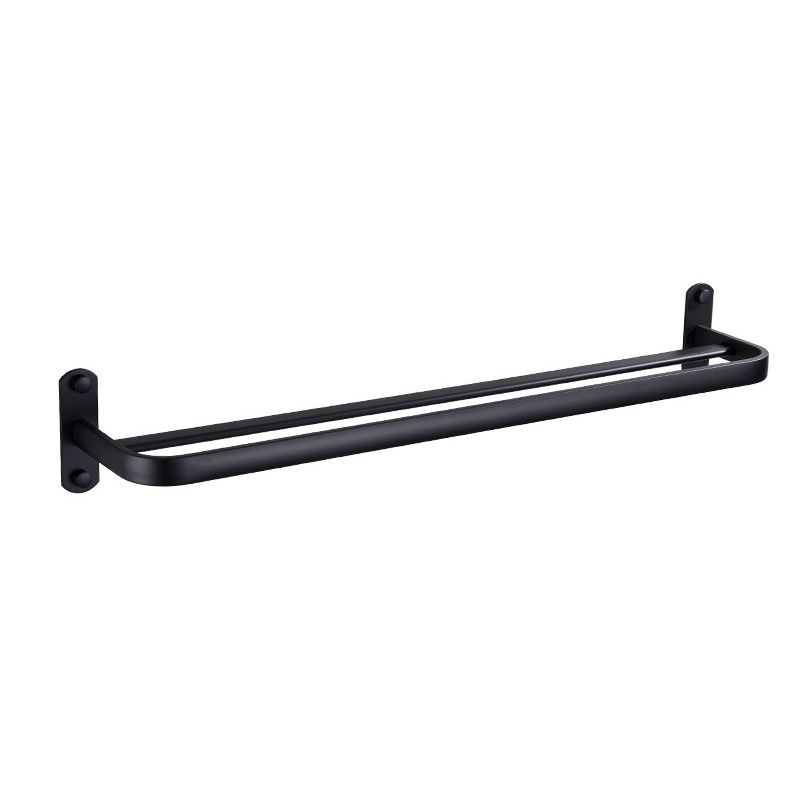 Kalsten | Modern Bathroom Accessory Set Matte Black/Grey Bathroom Shelf/Towel Holder & Paper Holder