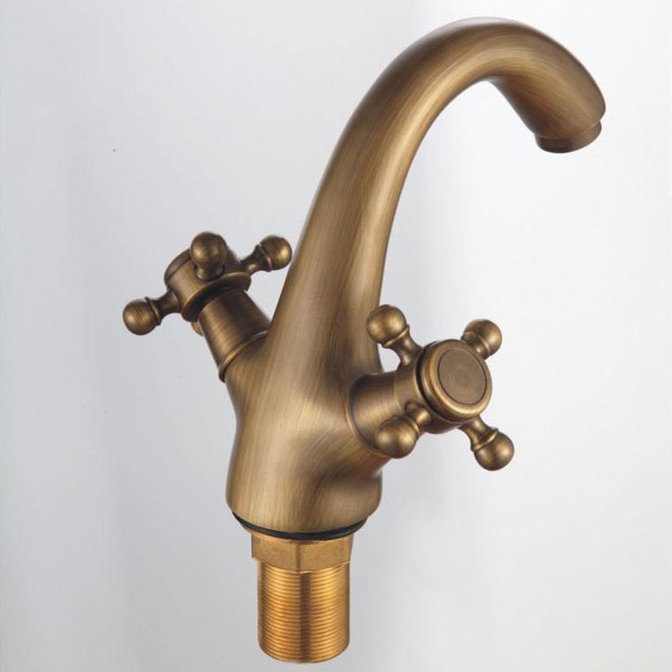 Industrial Foldable Bathroom Sink Tap – 2 Cross Handles