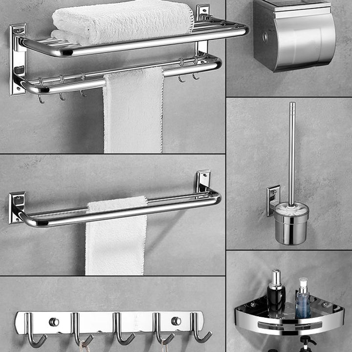 Kalsten | Silver Contemporary Bathroom Accessories As Individual Pieces Or As A Set