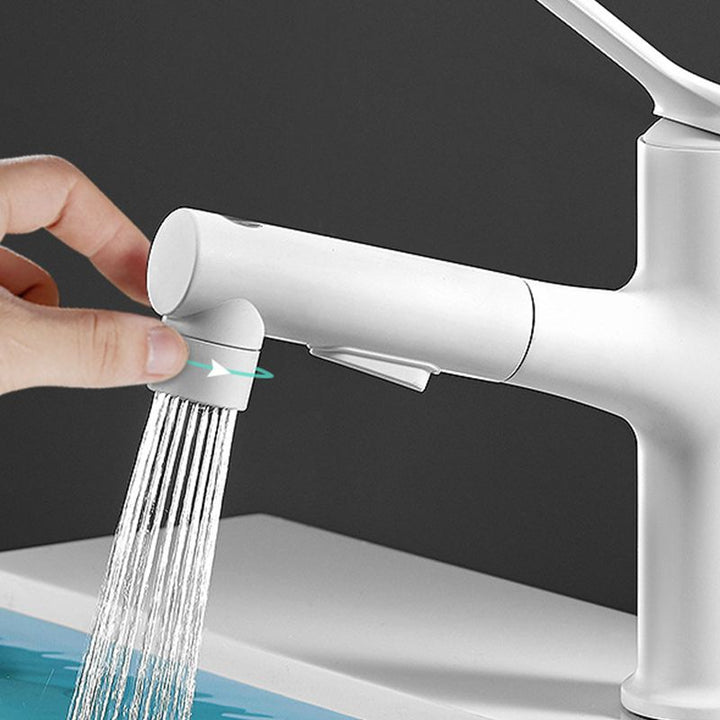 Kalsten | Pull-Out Basin Mixer Single-Lever Bathroom Faucet 1-Hole Basin Mixer