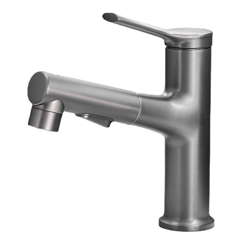 Kalsten | Contemporary sink faucet pull-out basin tap with lever handle