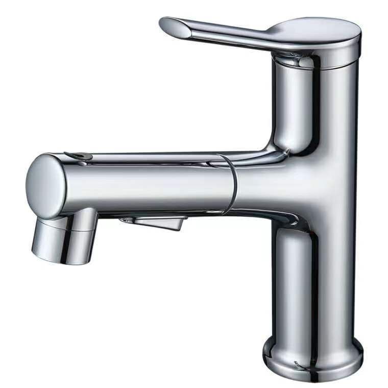 Kalsten | Contemporary Sink Faucet Plian Low Arc Center-Set Bathroom Faucet